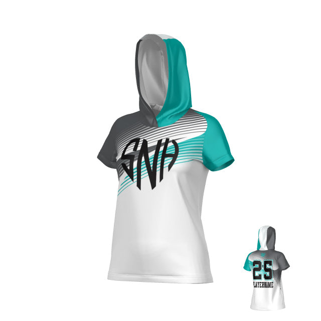 Womens Phoenix SS Hooded Tee