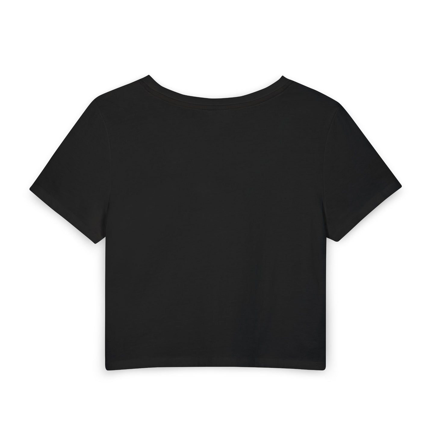 Salon Noir Crop Tee — Rainbow Circle Logo Women's Baby T-Shirt
