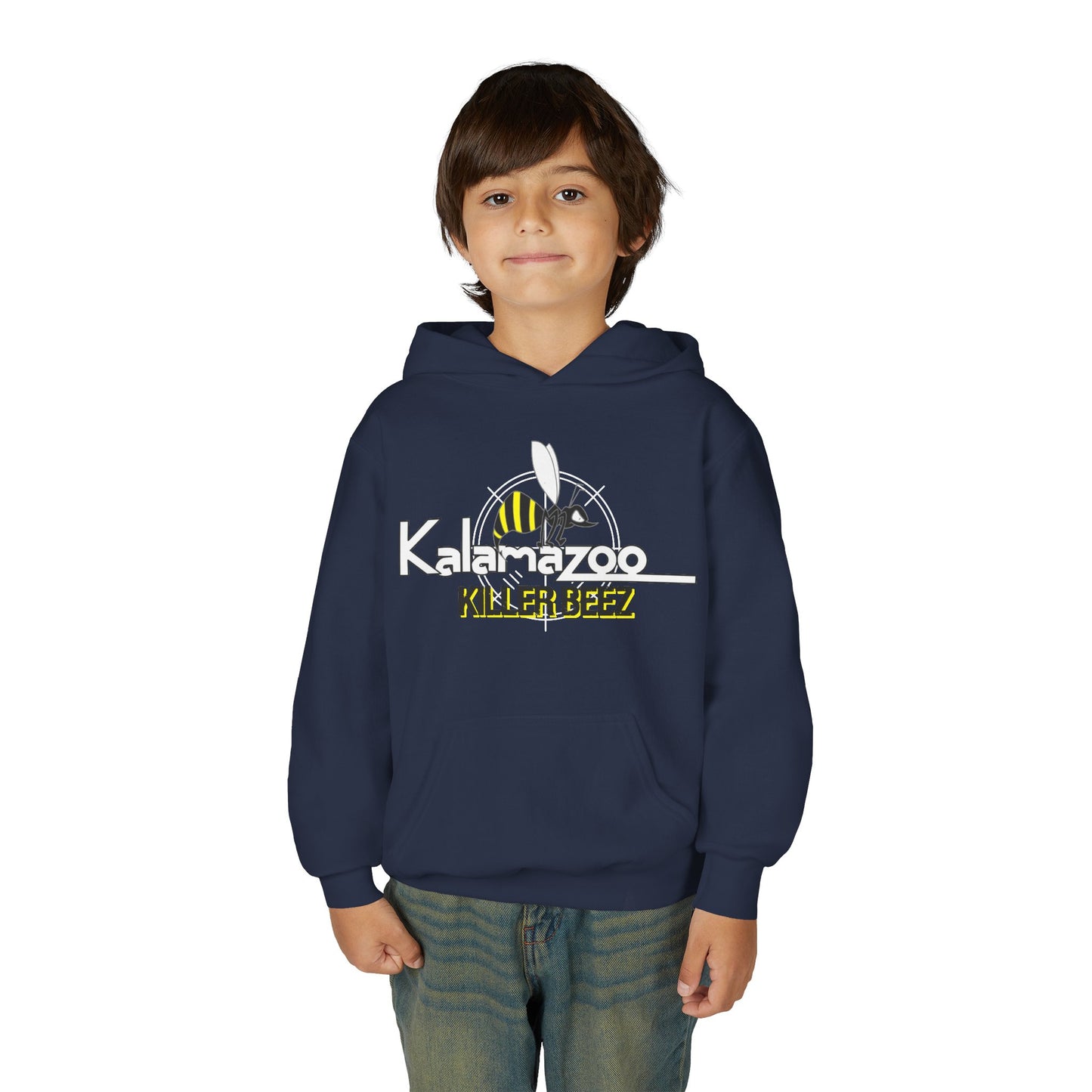 Youth Hoodie – Kalamazoo Killer Beez Logo Pullover
