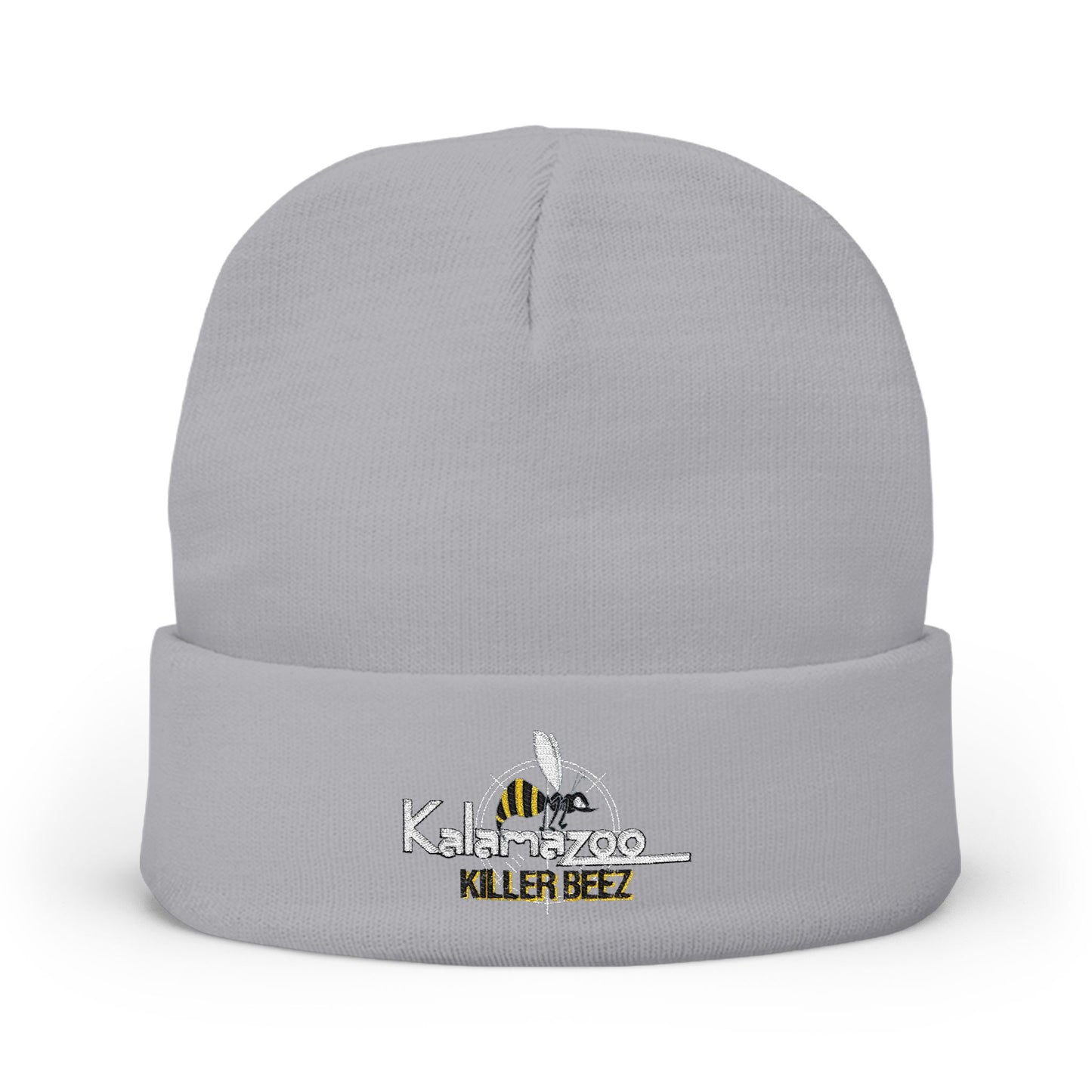 Killer Beez Embroidered Knit Beanie — Bee Logo Winter Hat
